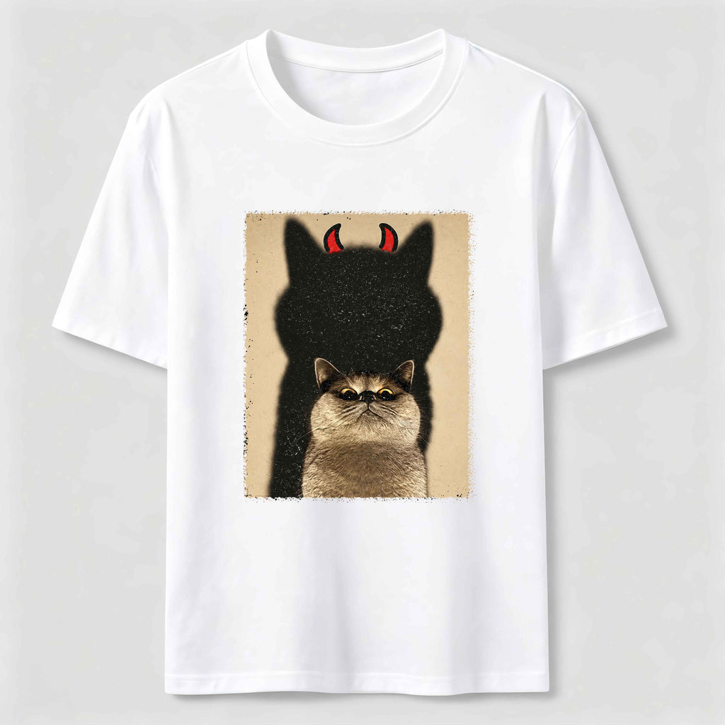 PetTaxClub Devil Shadow Cat Classic T-Shirt