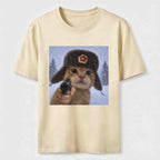 PetTaxClub Winter Hat Cat Classic T-Shirt
