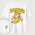 PetTaxClub Banana Cat Classic T-Shirt（Two Sided Print）