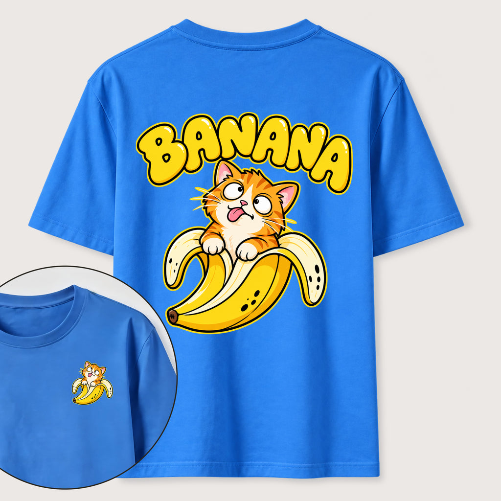 PetTaxClub Banana Cat Classic T-Shirt（Two Sided Print）