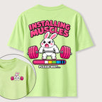 PetTaxClub Installing Muscles Rabbit Classic T Shirt （Two Sided Print）
