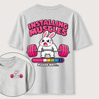 PetTaxClub Installing Muscles Rabbit Classic T Shirt （Two Sided Print）