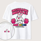 PetTaxClub Installing Muscles Rabbit Classic T Shirt （Two Sided Print）