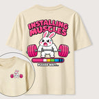 PetTaxClub Installing Muscles Rabbit Classic T Shirt （Two Sided Print）