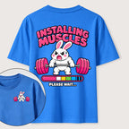 PetTaxClub Installing Muscles Rabbit Classic T Shirt （Two Sided Print）