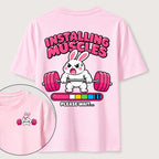 PetTaxClub Installing Muscles Rabbit Classic T Shirt （Two Sided Print）