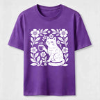 PetTaxClub Coffee Cat Floral Classic T-Shirt