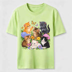PetTaxClub Floral Kittens Classic T-Shirt