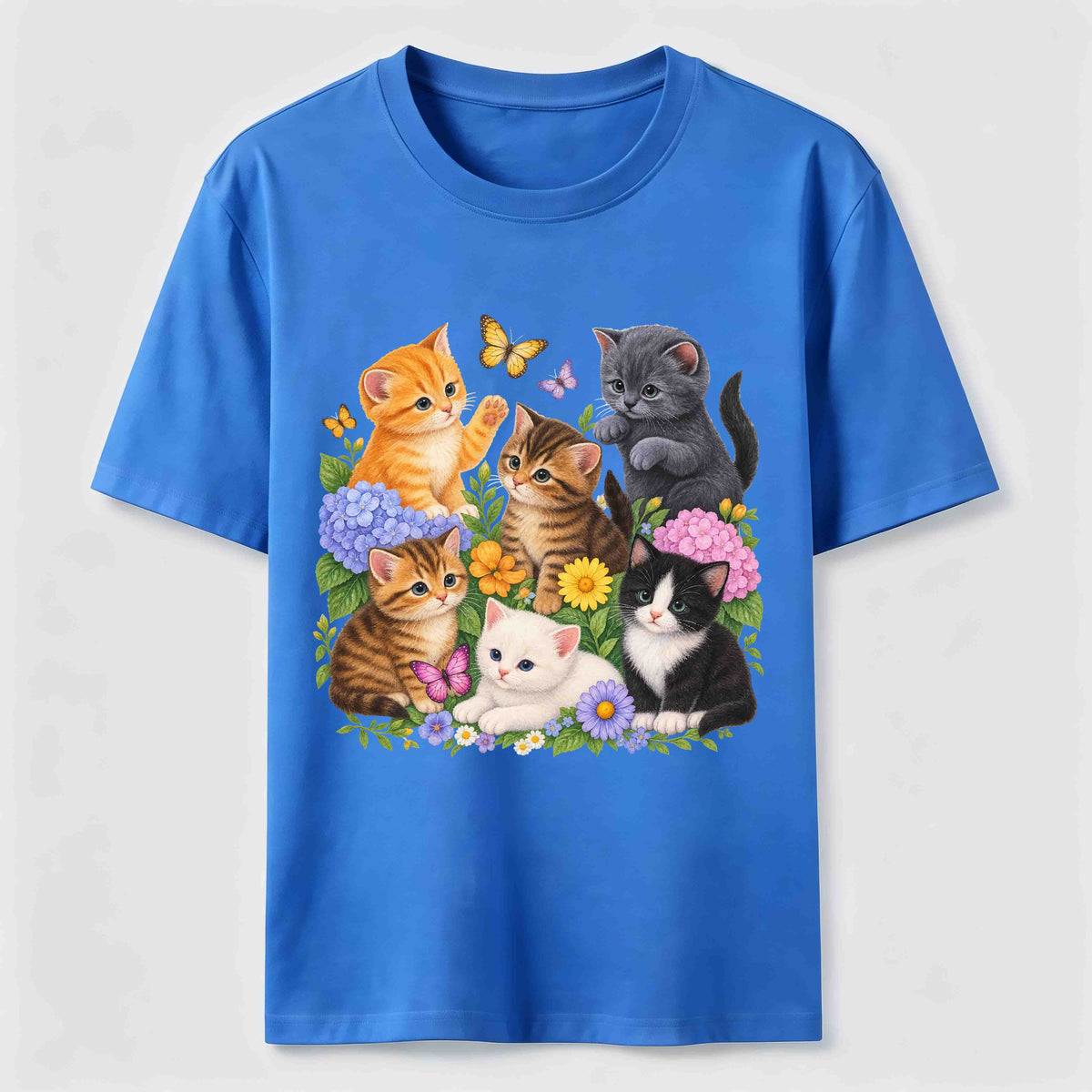PetTaxClub Floral Kittens Classic T-Shirt