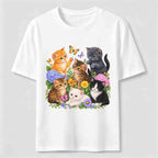 PetTaxClub Floral Kittens Classic T-Shirt