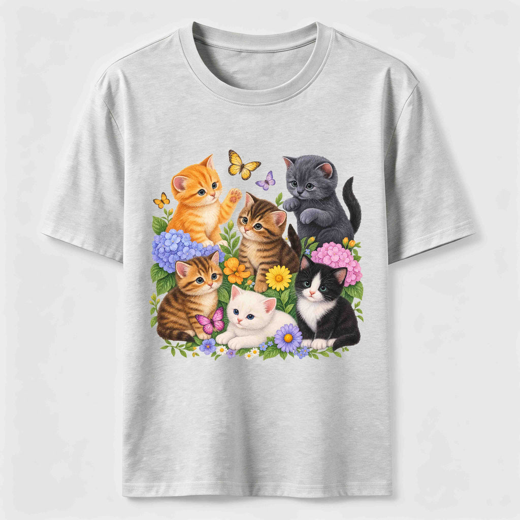 PetTaxClub Floral Kittens Classic T-Shirt
