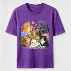 PetTaxClub Floral Kittens Classic T-Shirt