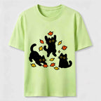 PetTaxClub Autumn Black Cats Classic T-Shirt