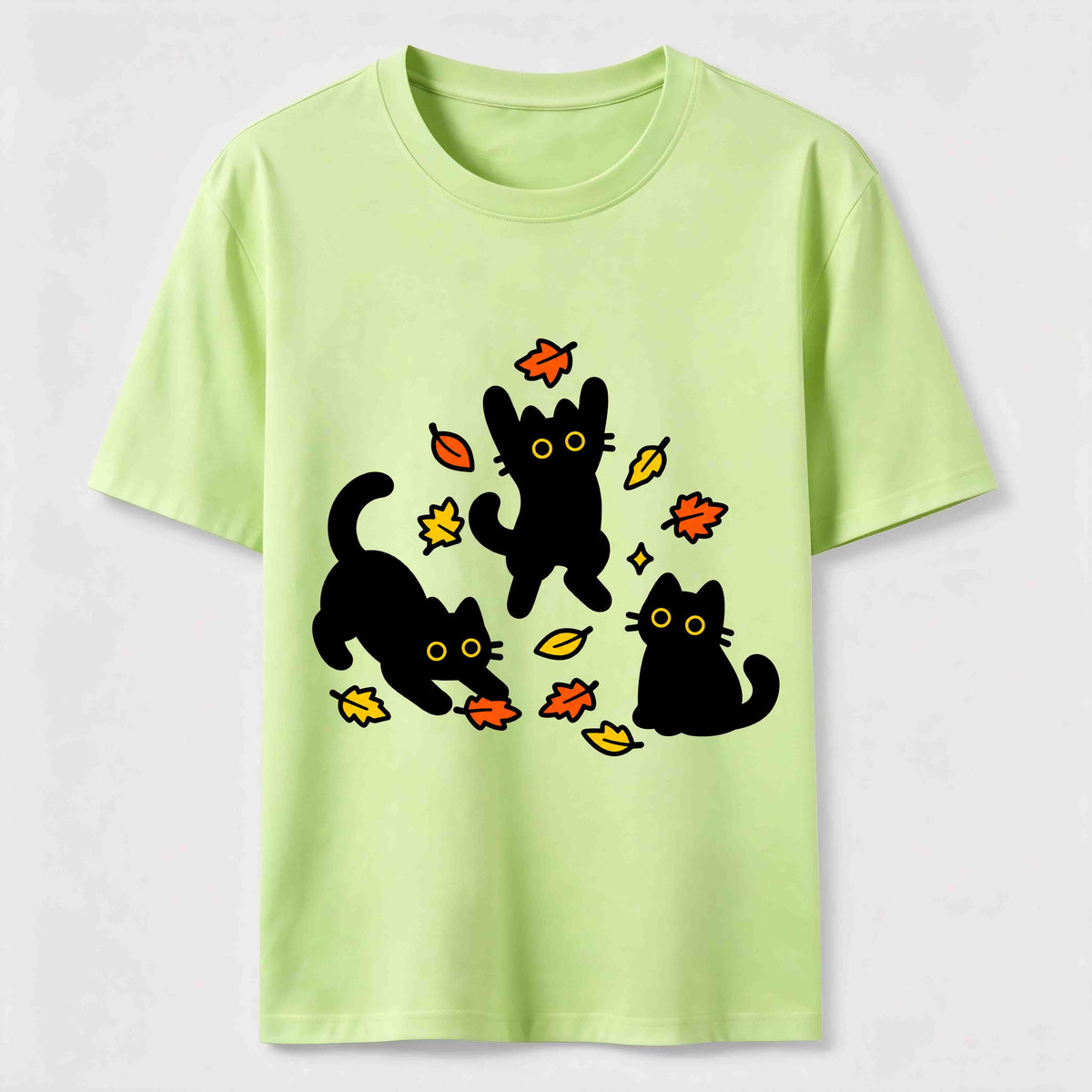 PetTaxClub Autumn Black Cats Classic T-Shirt