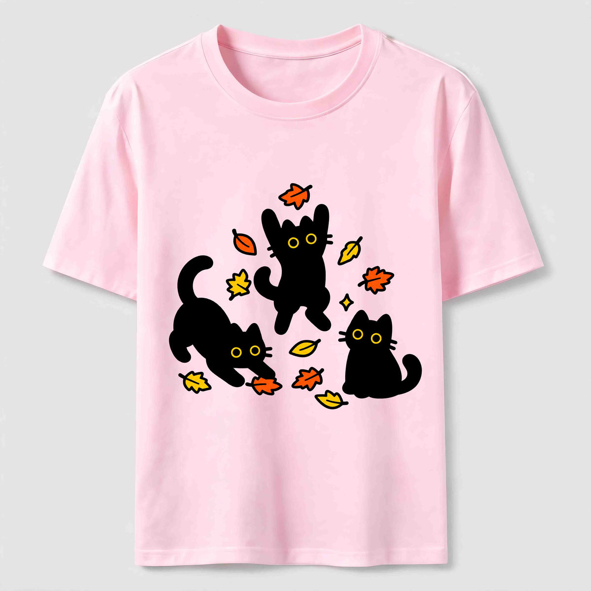PetTaxClub Autumn Black Cats Classic T-Shirt