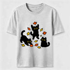 PetTaxClub Autumn Black Cats Classic T-Shirt