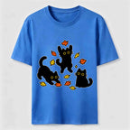 PetTaxClub Autumn Black Cats Classic T-Shirt
