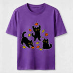 PetTaxClub Autumn Black Cats Classic T-Shirt