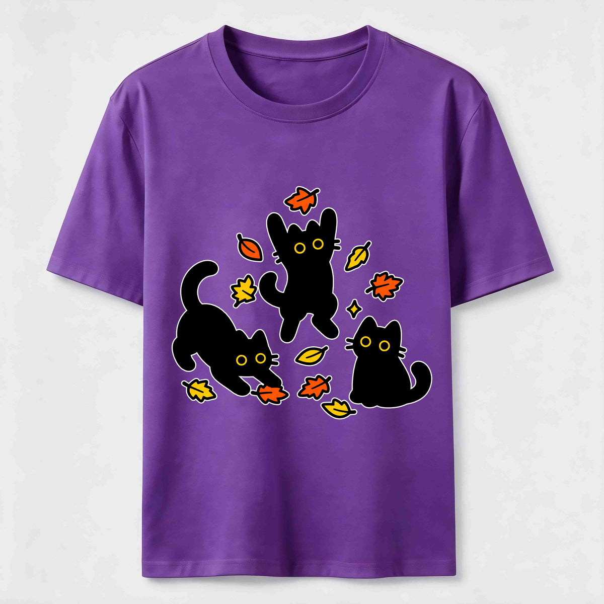 PetTaxClub Autumn Black Cats Classic T-Shirt