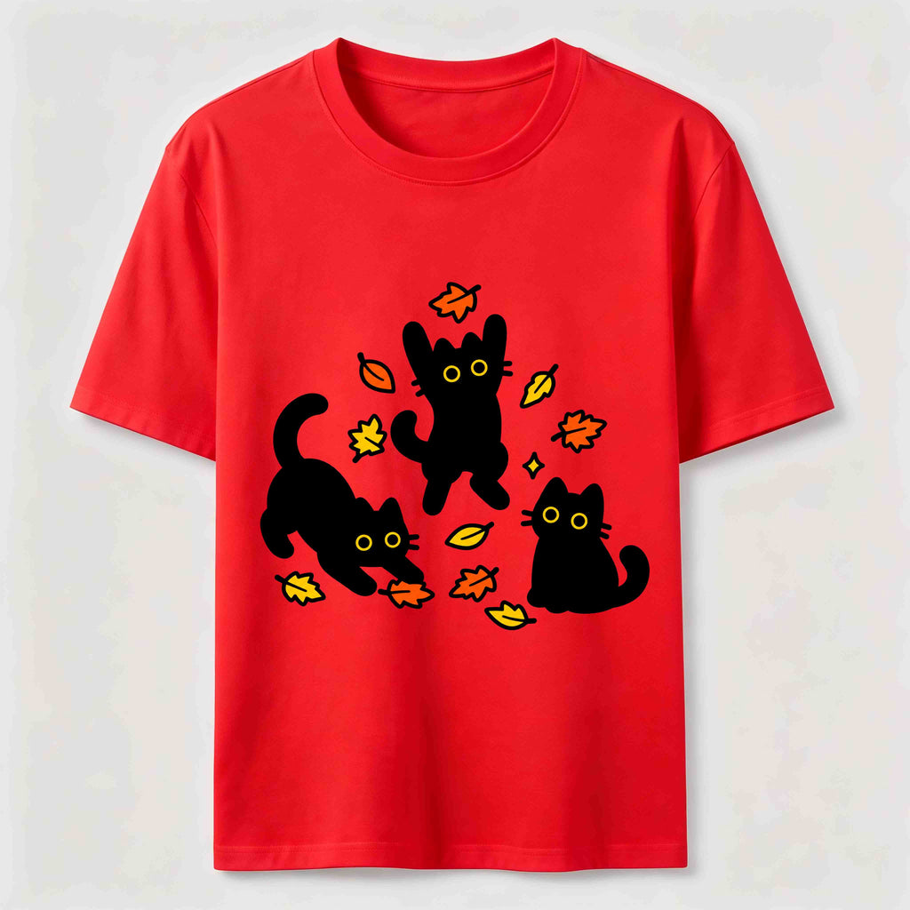 PetTaxClub Autumn Black Cats Classic T-Shirt
