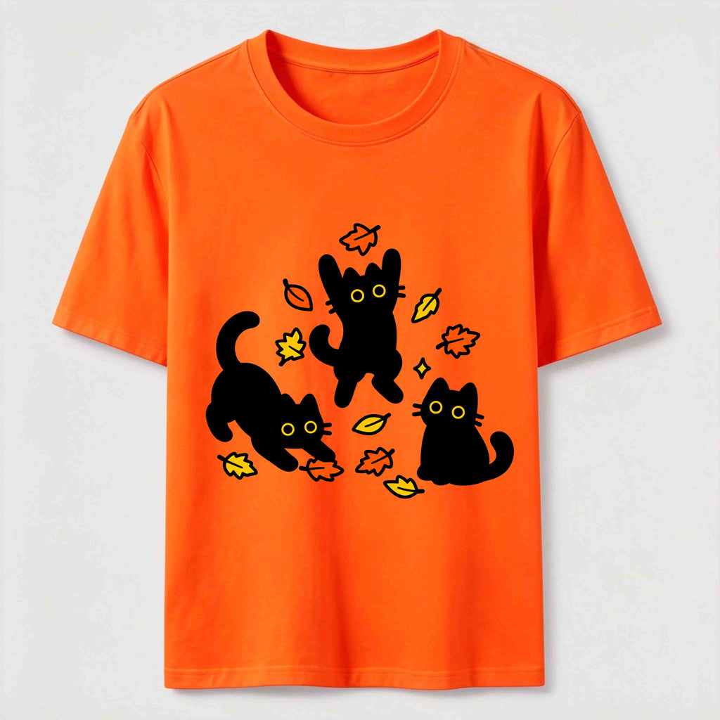 PetTaxClub Autumn Black Cats Classic T-Shirt