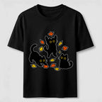 PetTaxClub Autumn Black Cats Classic T-Shirt