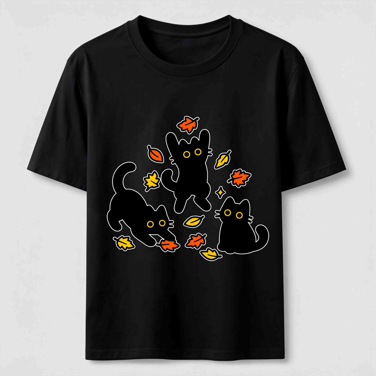 PetTaxClub Autumn Black Cats Classic T-Shirt