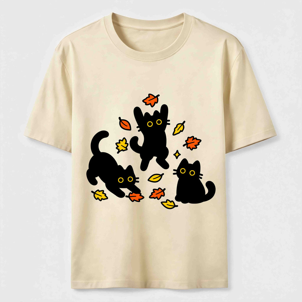 PetTaxClub Autumn Black Cats Classic T-Shirt
