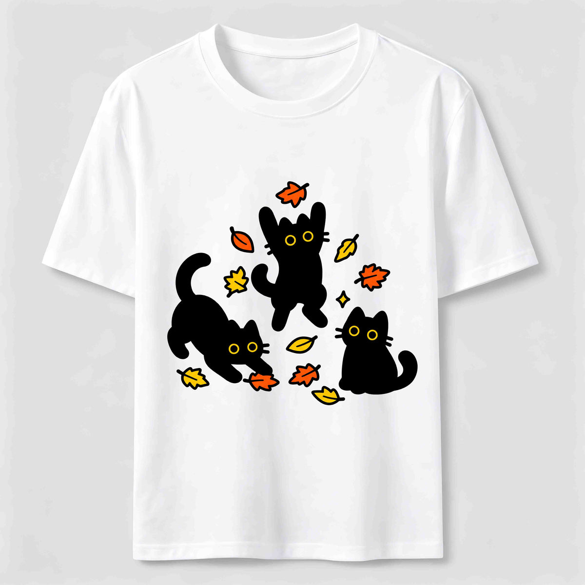 PetTaxClub Autumn Black Cats Classic T-Shirt