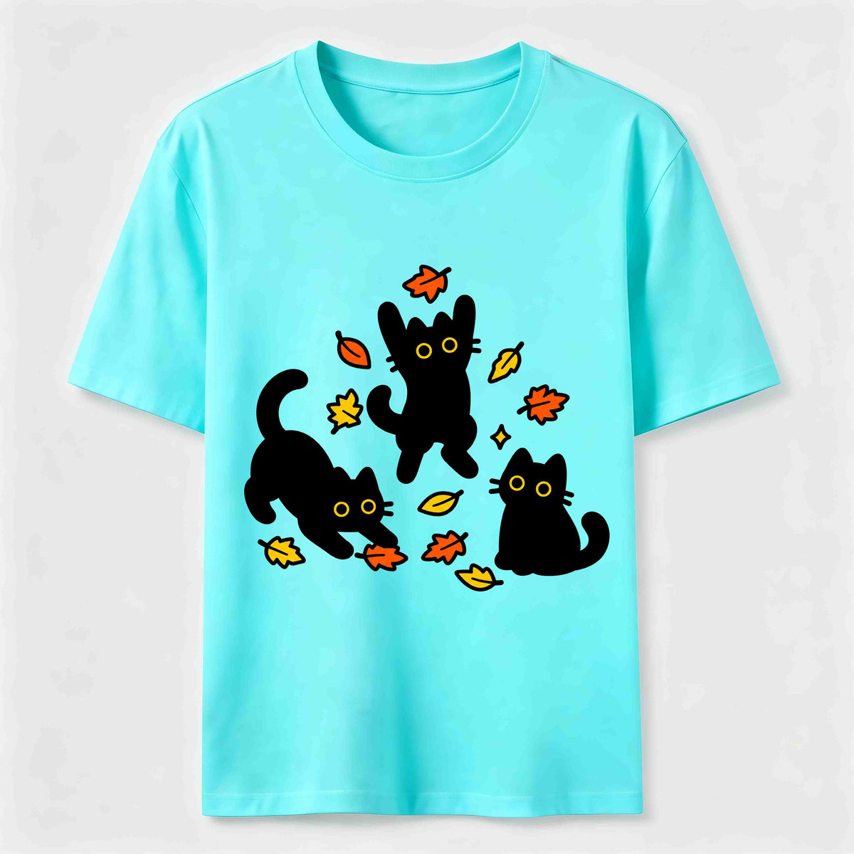 PetTaxClub Autumn Black Cats Classic T-Shirt