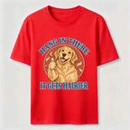 PetTaxClub Hang in There Golden Retriever Classic T-Shirt