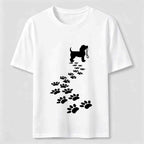 PetTaxClub Dog Walk Trail pattern Classic T-Shirt