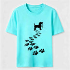 PetTaxClub Dog Walk Trail pattern Classic T-Shirt
