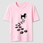 PetTaxClub Dog Walk Trail pattern Classic T-Shirt