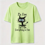 PetTaxClub Everything Is Fine Cat Classic T-Shirt