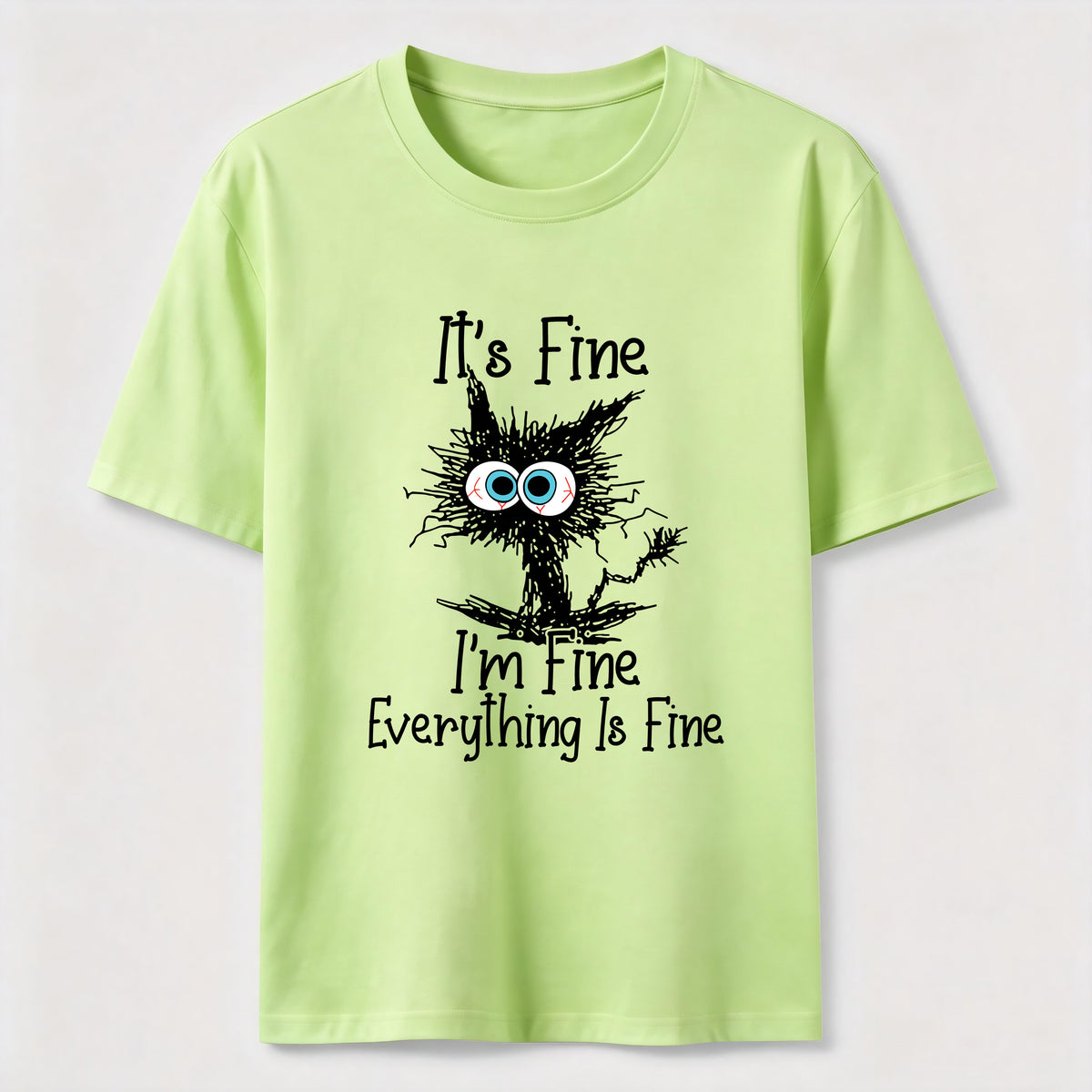 PetTaxClub Everything Is Fine Cat Classic T-Shirt