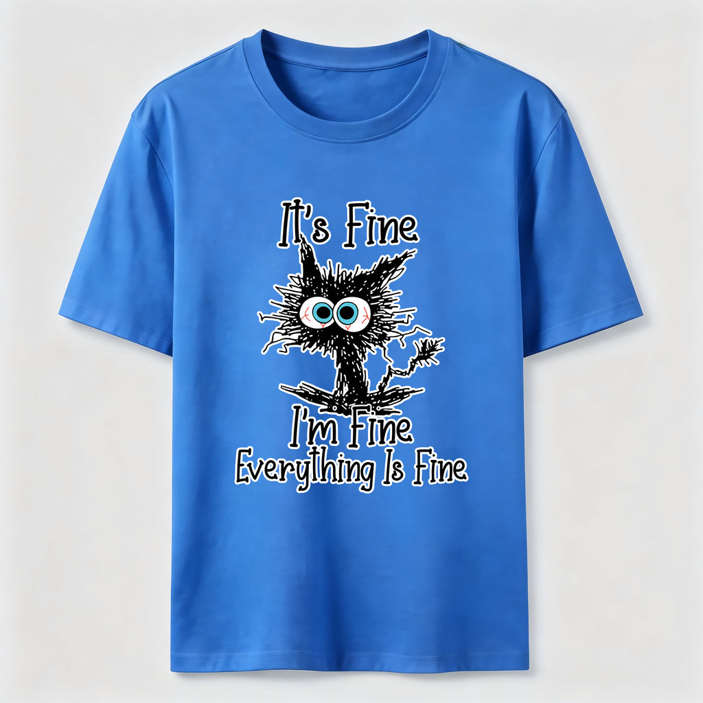 PetTaxClub Everything Is Fine Cat Classic T-Shirt