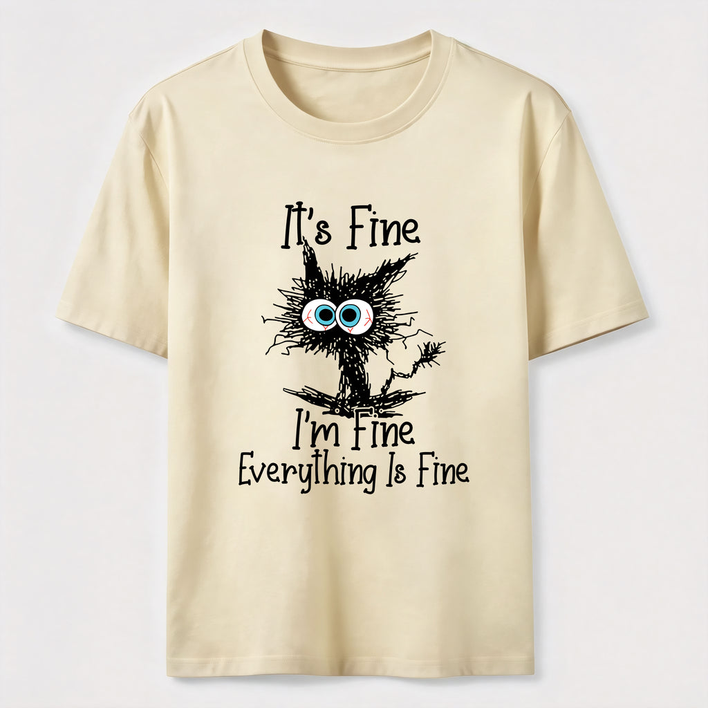 PetTaxClub Everything Is Fine Cat Classic T-Shirt