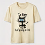 PetTaxClub Everything Is Fine Cat Classic T-Shirt