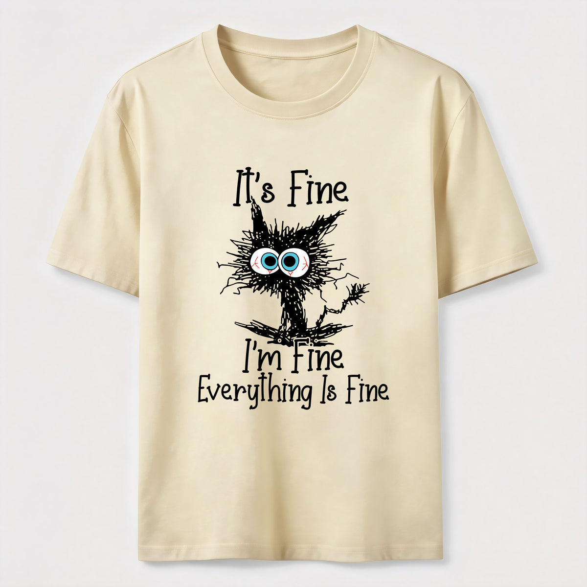 PetTaxClub Everything Is Fine Cat Classic T-Shirt