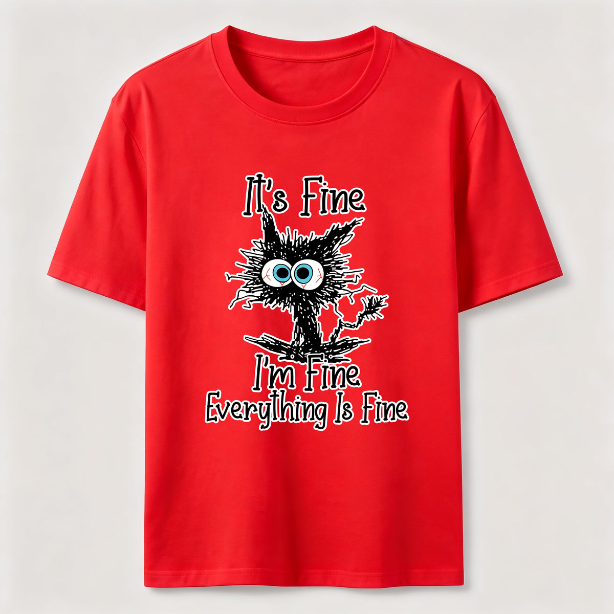 PetTaxClub Everything Is Fine Cat Classic T-Shirt