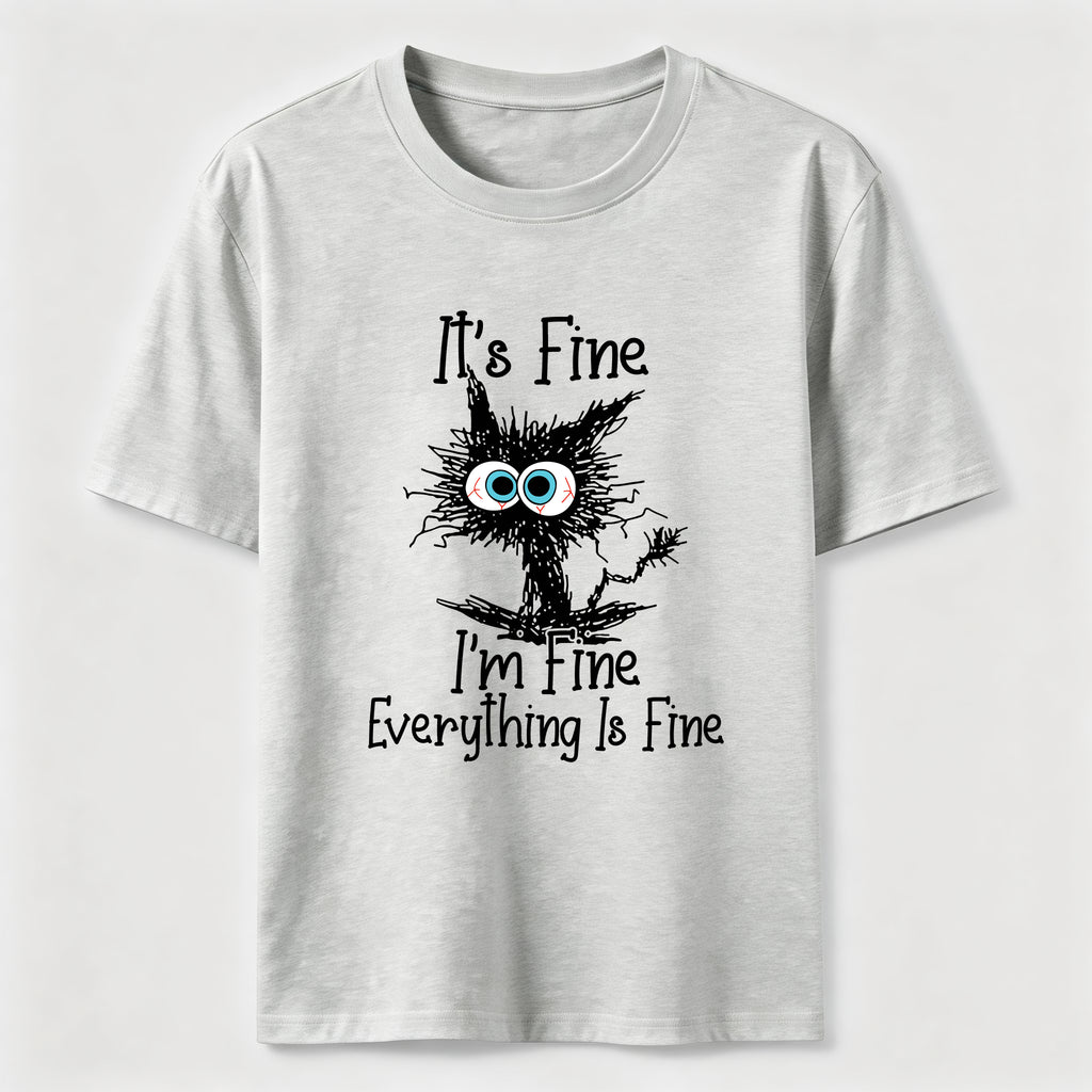 PetTaxClub Everything Is Fine Cat Classic T-Shirt