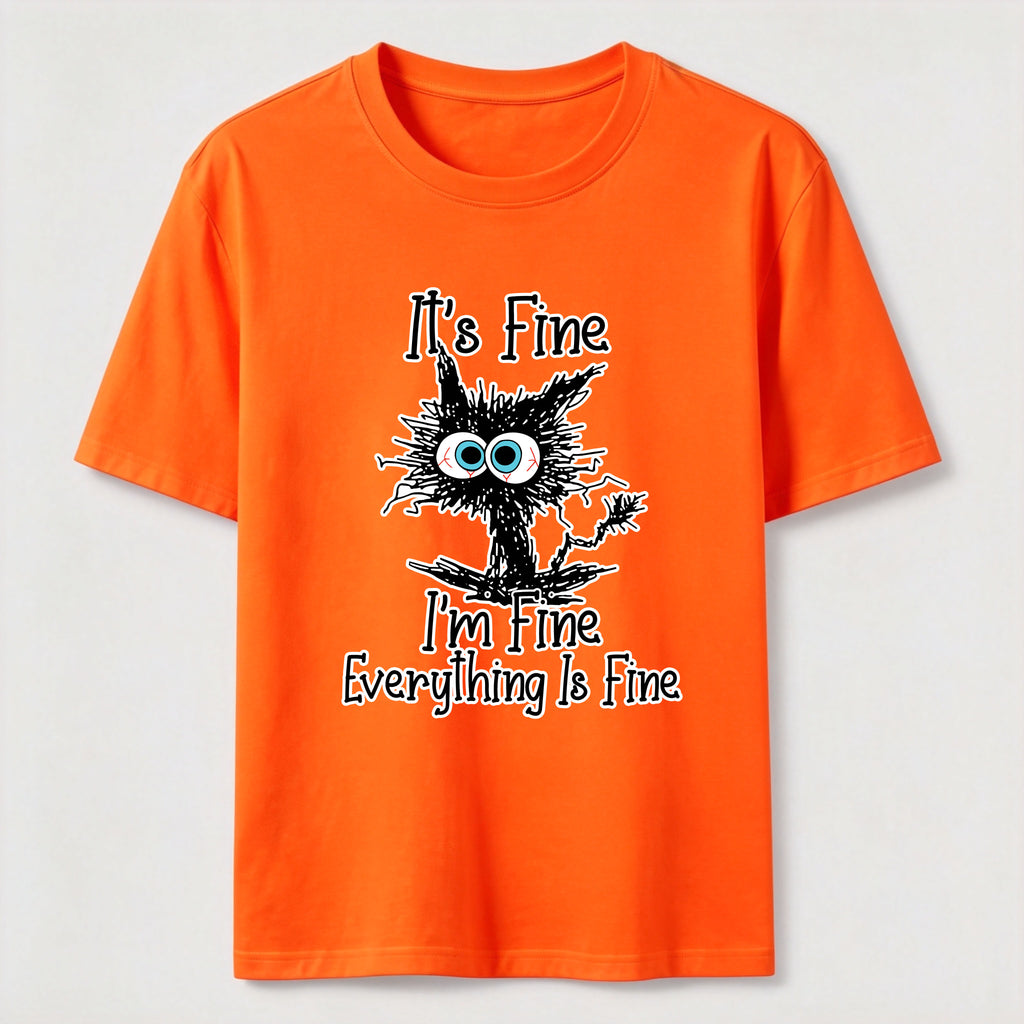 PetTaxClub Everything Is Fine Cat Classic T-Shirt
