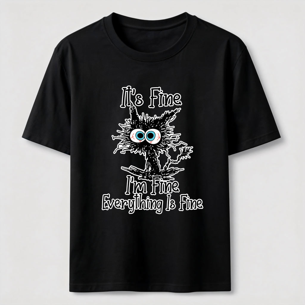 PetTaxClub Everything Is Fine Cat Classic T-Shirt