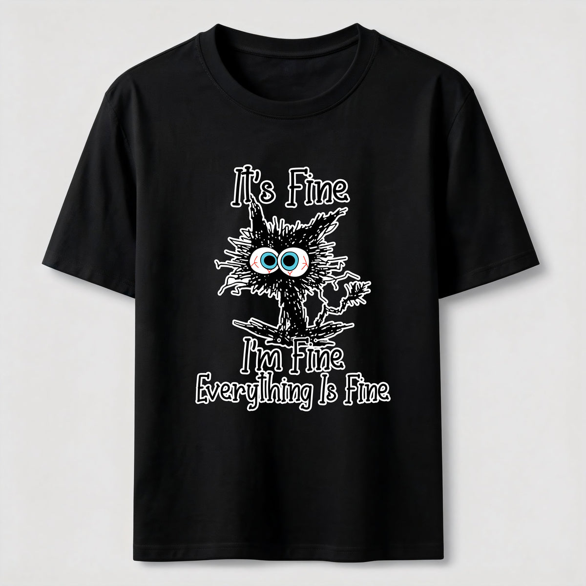 PetTaxClub Everything Is Fine Cat Classic T-Shirt