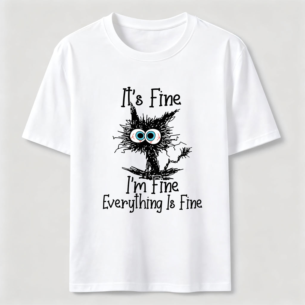 PetTaxClub Everything Is Fine Cat Classic T-Shirt