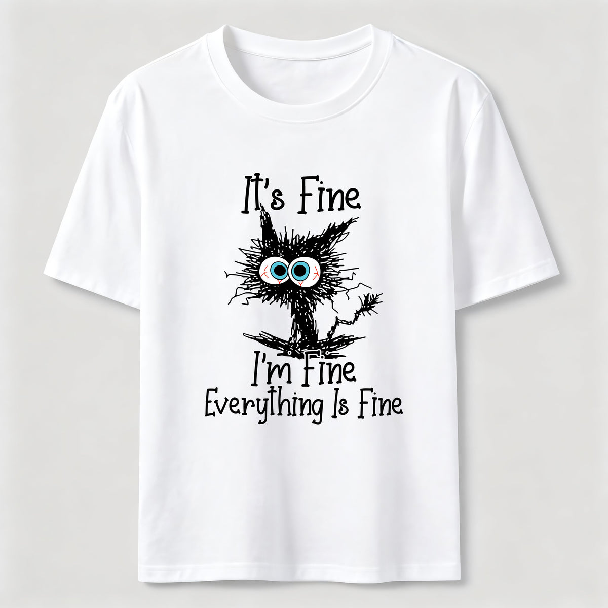 PetTaxClub Everything Is Fine Cat Classic T-Shirt