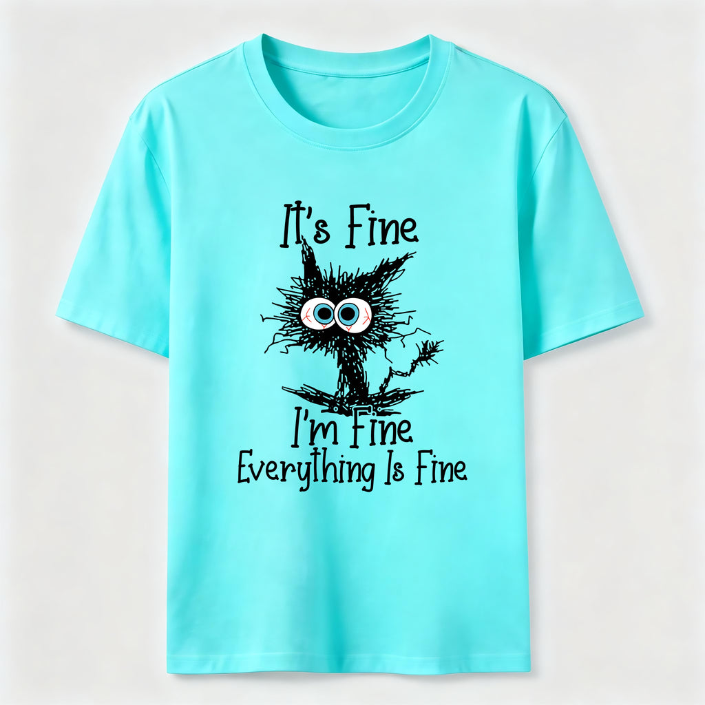 PetTaxClub Everything Is Fine Cat Classic T-Shirt