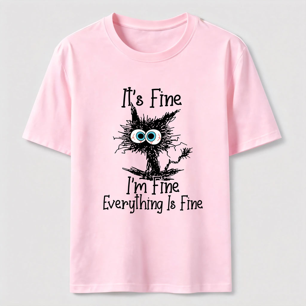 PetTaxClub Everything Is Fine Cat Classic T-Shirt