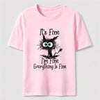 PetTaxClub Everything Is Fine Cat Classic T-Shirt
